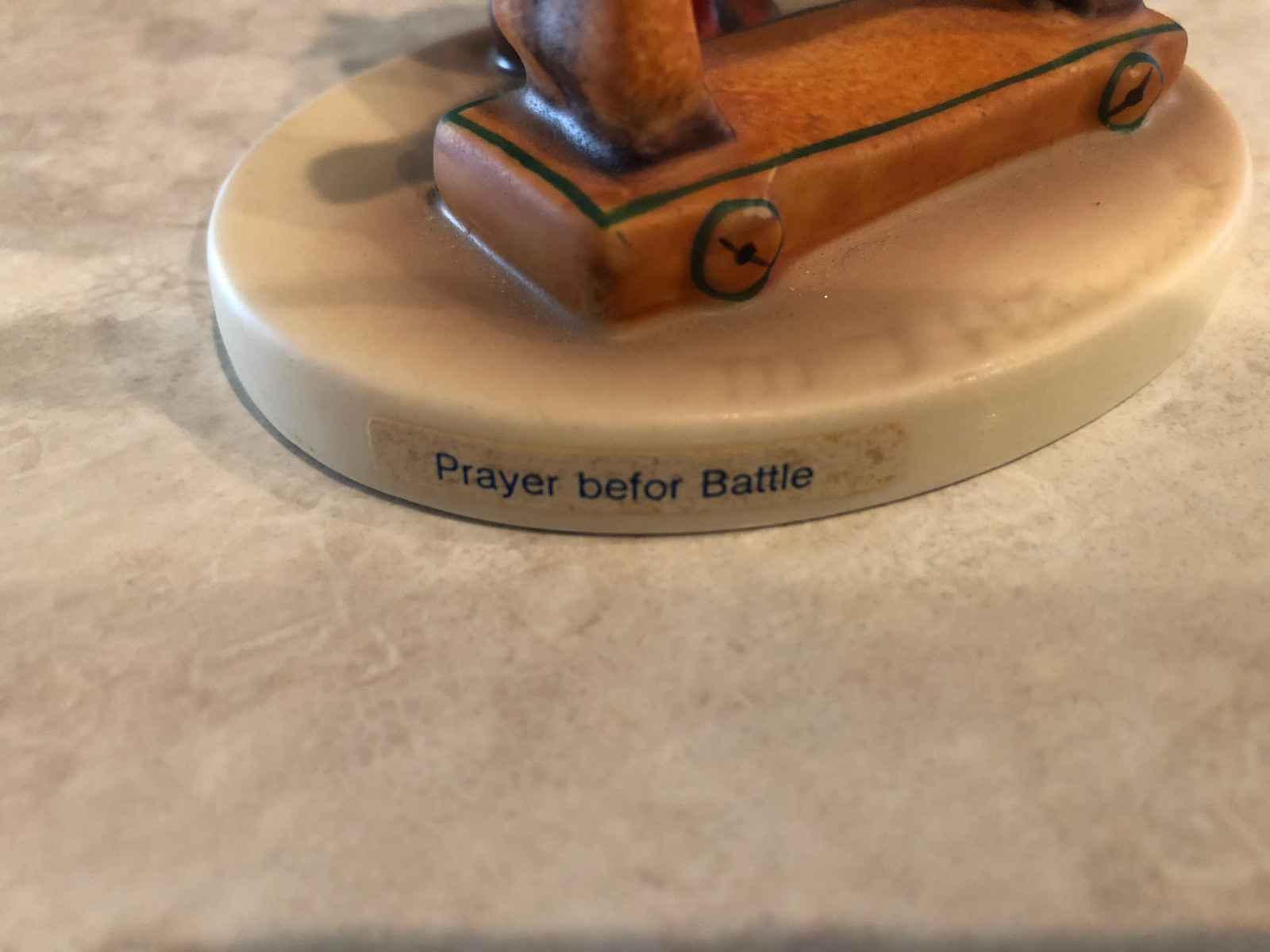 Hummel Figurine * Prayer Befor Battle #20 TMK 6