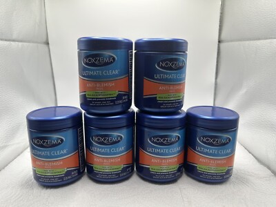 Noxzema Ultimate Clear Anti-Blemish Pads For Acne 90 Count  BB 04/24Lot Of Six