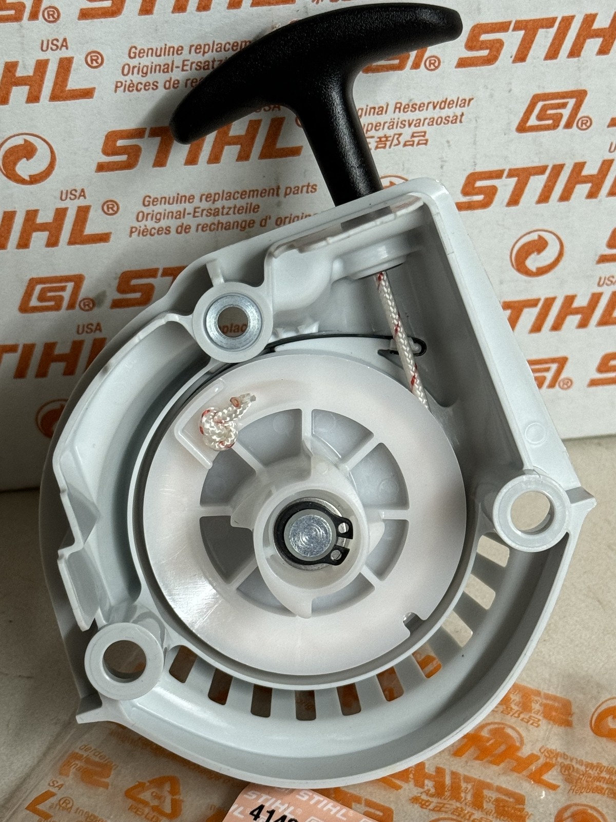 STIHL OEM REWIND STARTER 4149 190 4001 FOR FS94R KM94R HL91K HL94 HL94K - Picture 3 of 5