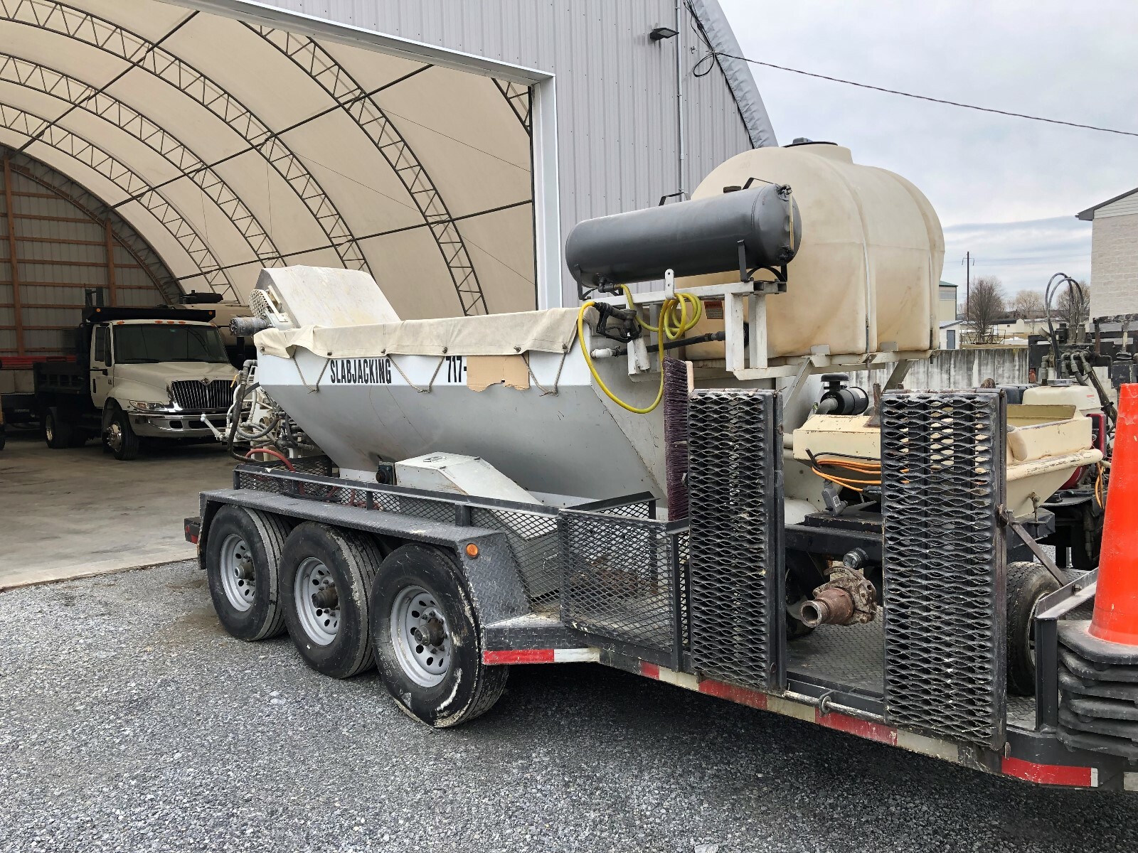 HMI Slabjack Concrete Pump with Trailer