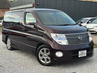 2008 NISSAN ELGRAND E51 HIGHWAY STAR 360 CAMERA 2/4WD 3.5L 8 SEATER RED LEATHER