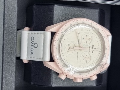 Pre-owned Venus Swatch X Omega Bioceramic Moonswatch Mission To