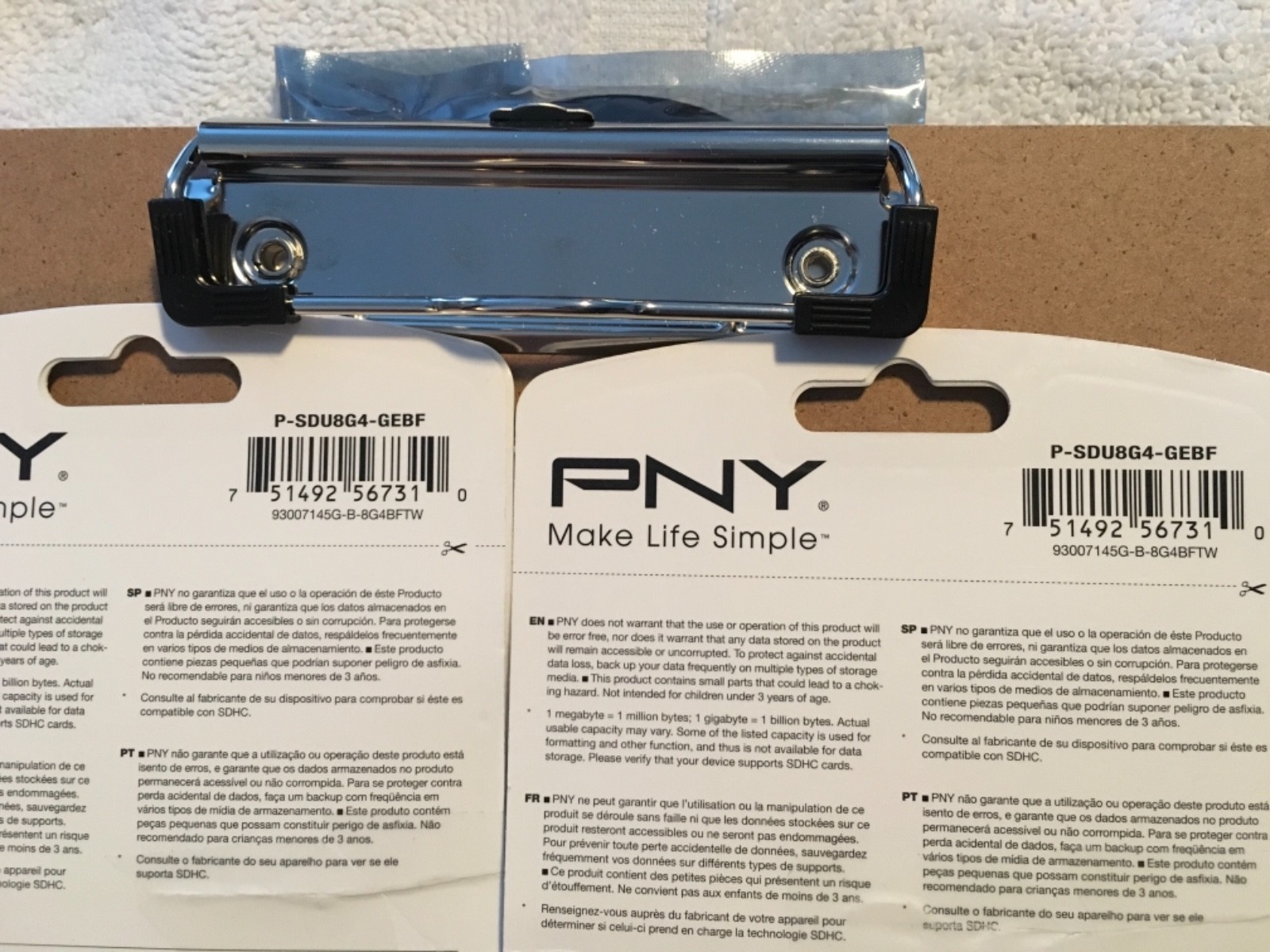 PNY MicroSDHC Card (SDU8G4-GEBF)