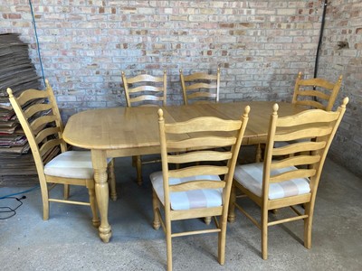 1900 1950 Table With 6 Chairs Vatican