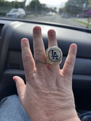 MLB SILVER925 RING Dodgers サイズ20 未使用 2024 Los Angeles Dodgers 8x10 world series champions RING