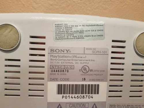 Sony PSone PS1 PlayStation 1 Mini Slim Console OEM Controllers + Memory SCPH-101