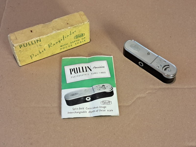 Rare!  Vintage Pullin Pocket Rangefinder / Depth Of Field Calculator - Boxed
