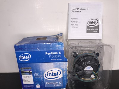 New Intel Pentium D Processor 925 Computers 3 GHz 800 MHz FSB 2X2 MB L2 Cache
