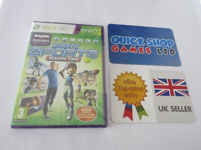 Kinect Sports Season Two XBox 360 NEW Sealed pal version