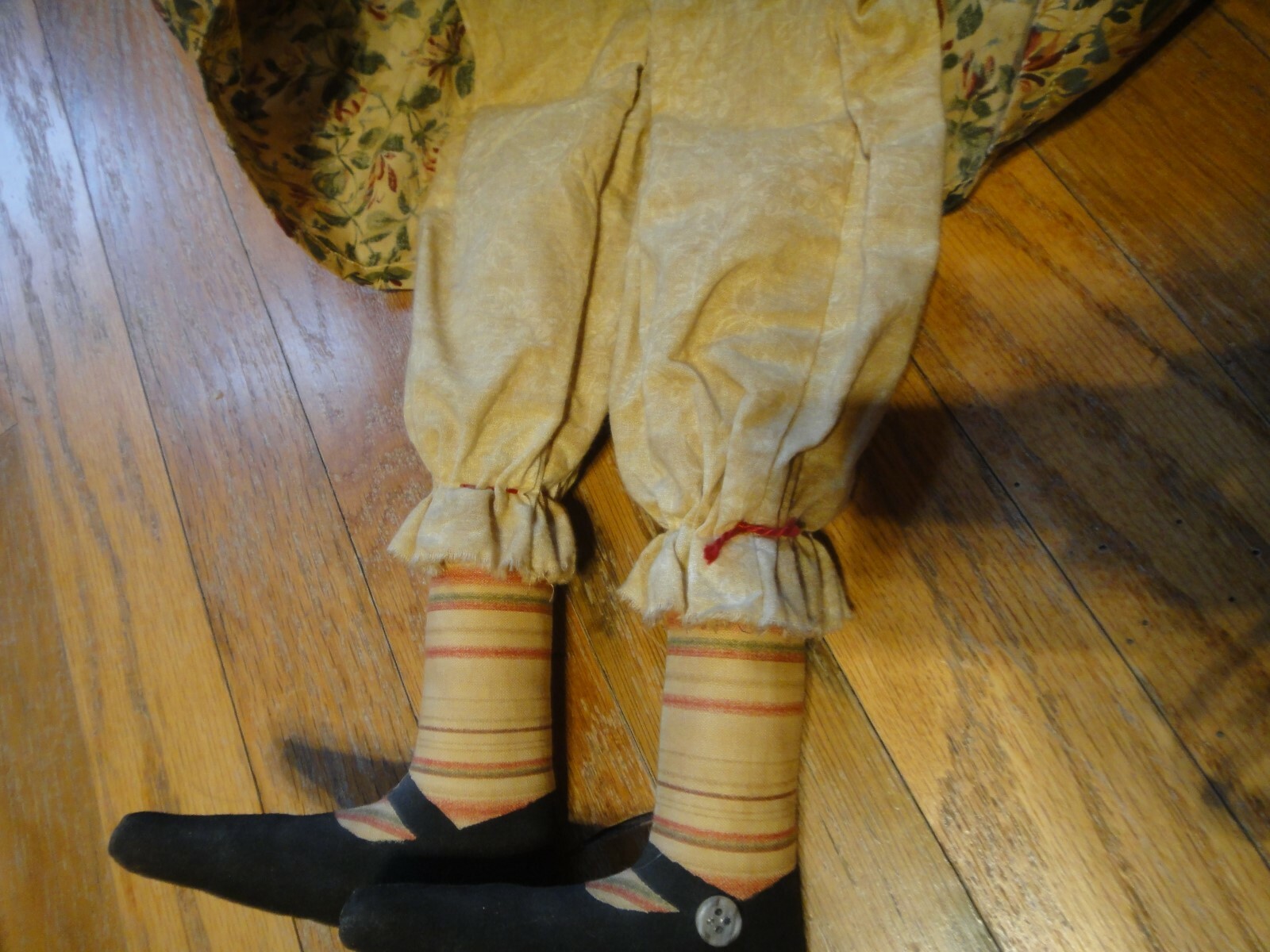 Primitive Folk Art Raggedy Ann Style Doll