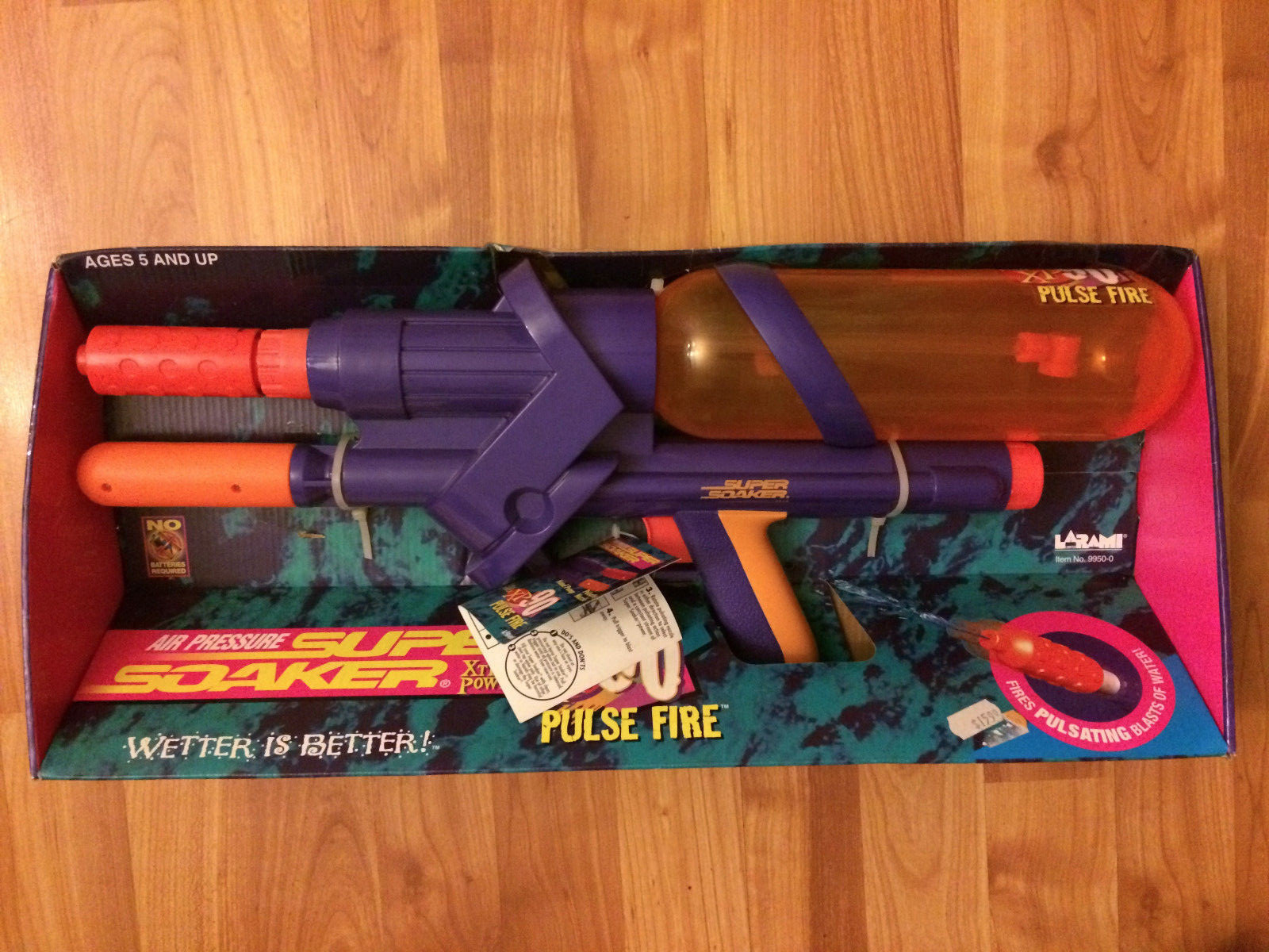 1998 Larami Super Soaker XP 90 Pulse Fire - New In Box RARE