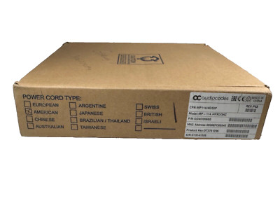 Audiocodes MP-114/4FX0-3AC American VOIP Gateway (NEW IN BOX)