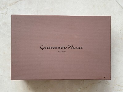 GIANVITO ROSSI EMPTY SHOE BOX Gift Storage Display Prop +OTHER DESIGNER BRANDS