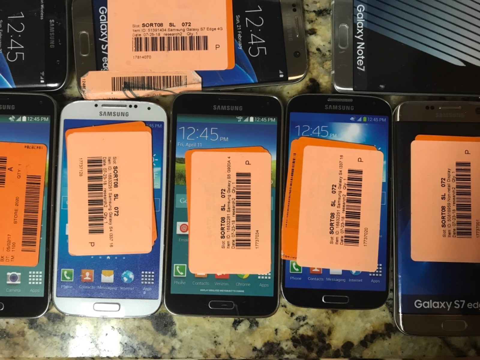 Samsung Galaxy & Note Dummy Phone Kids Toys / Display Models ***ALL ONE LOT***