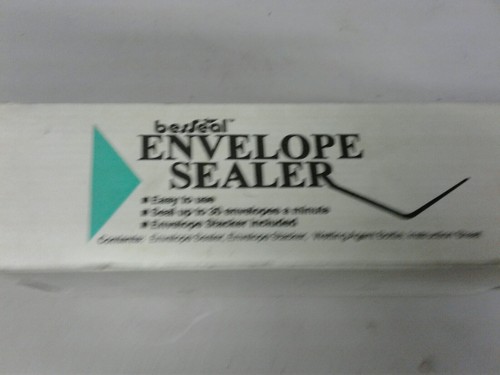 Vintage NOS Besseal Envelope Sealer Seal Up to 30 Envelopes A Minute (d31) (dd)