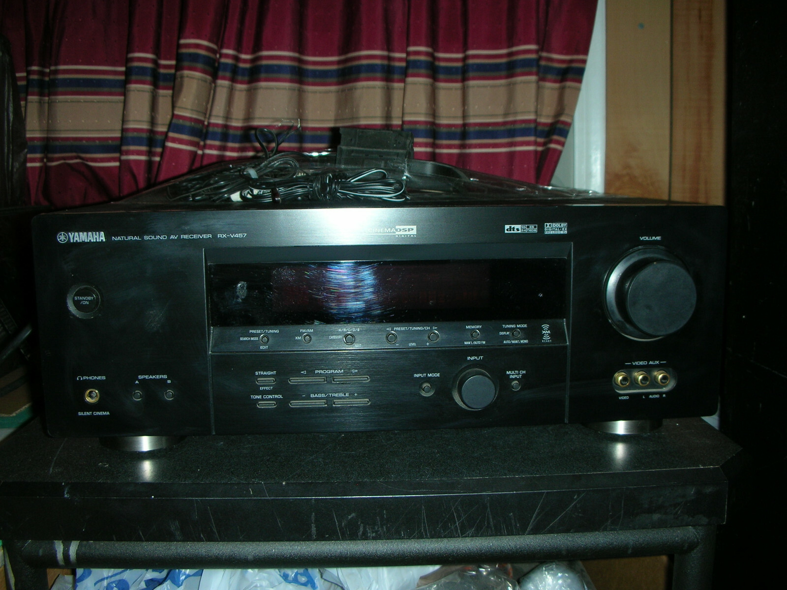 Yamaha Receiver RX V457 6.1 Channel 510 Watt Tuner, Tested