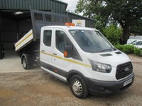FORD TRANSIT 2.0 TDCi 130ps Double Cab TIPPER NO VAT LOW MILES
