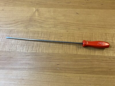 Snap-on Tools SDD146 - 3/16'' Slotted/Flat Red Hard Handle Cabinet Screwdriver