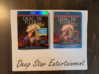 Drag Me to Hell Blu-Ray + Slipcover ~ Unrated Director's + Theatrical Cut ~ NEW