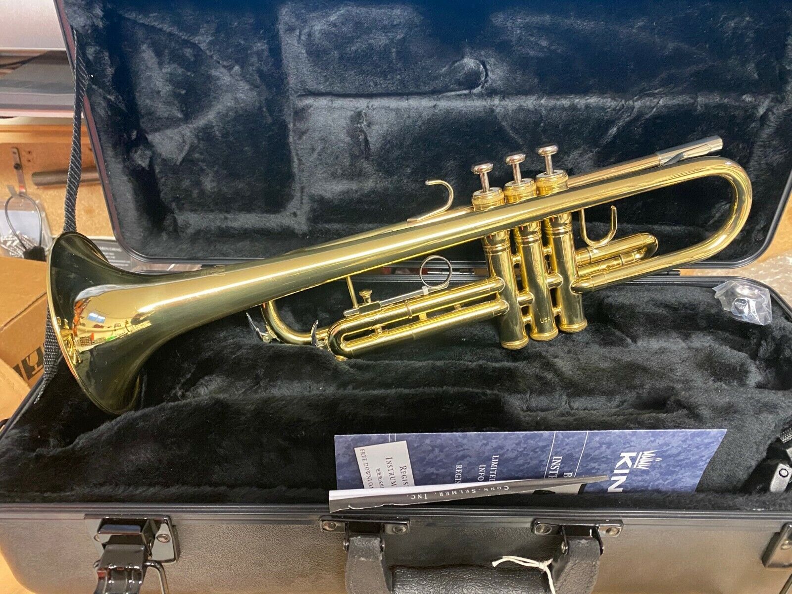 King Trumpet 601 New OPEN BOX- AMERICAN MADE | eBay King Trumpet 601 New OPEN BOX- AMERICAN MADE | eBay