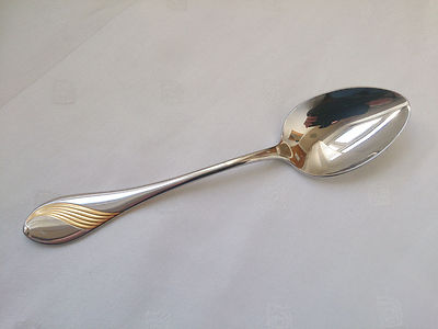 WMF Charme Cromargan Gold 1 Löffel Menülöffel 20 cm Unbenutzt Neuwertig -mehrere
