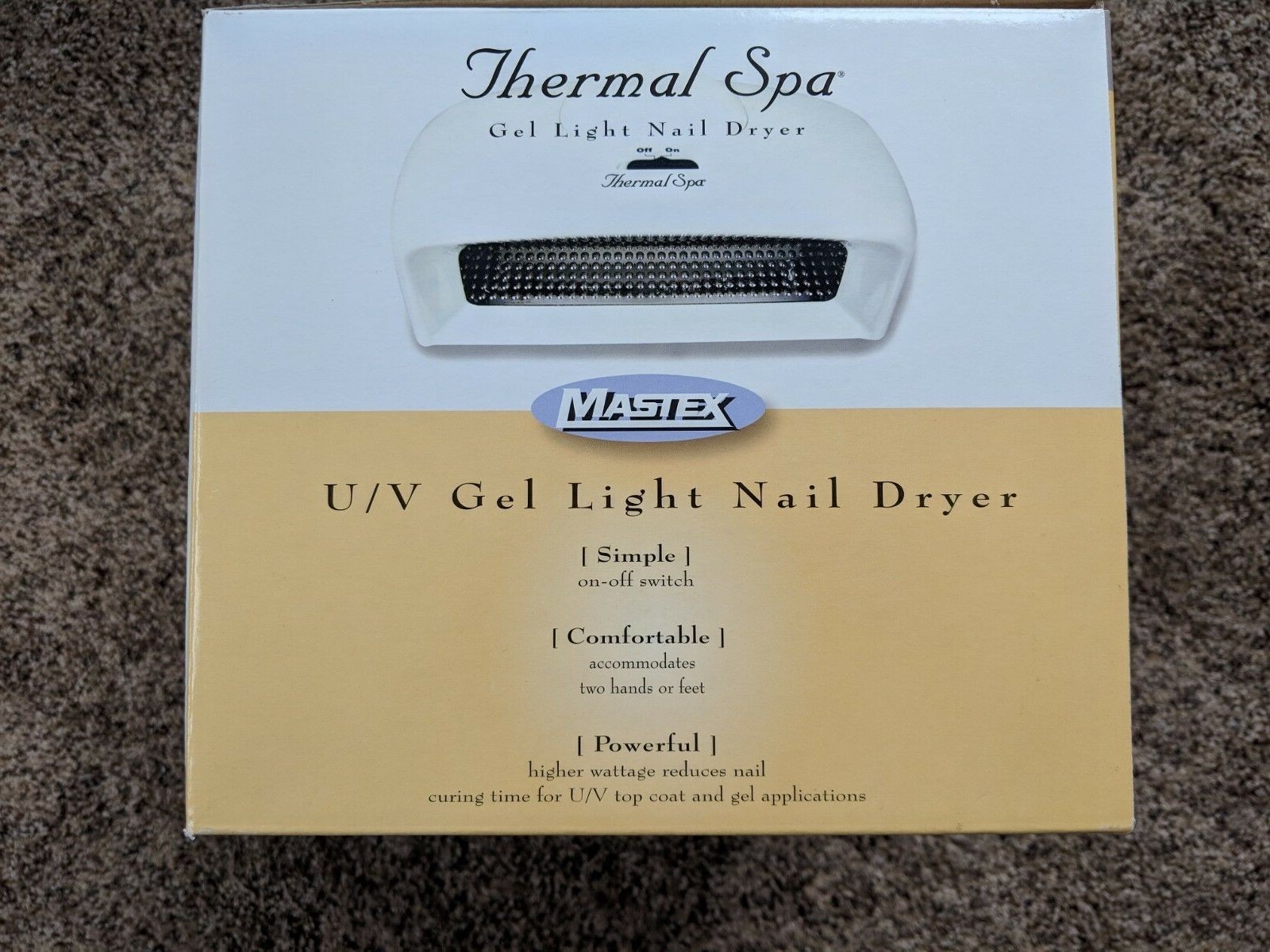 THERMAL SPA Professional Gel Light Nail Dryer Unused!