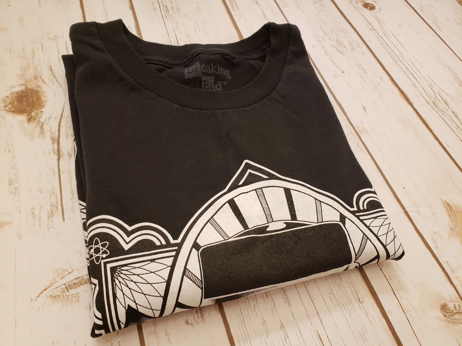 Breaking Bad Walter White Black Short Sleeve Crew Neck T Shirt XXL 2XL