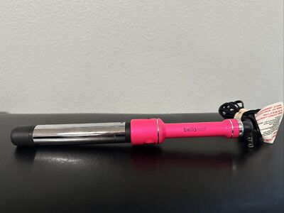 BellaPro Pink And Silver 1 1/4 in Barrel Curling Wand BP00103