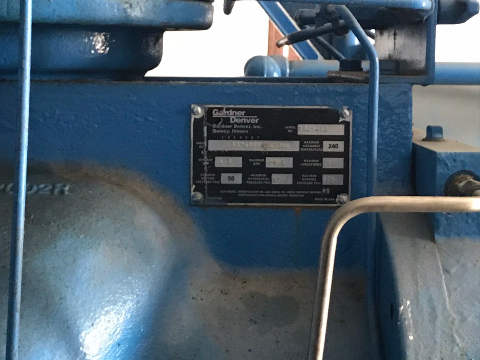 Gardner Denver 1 MMCFPD Gas Compressor on CAT 3306 Engine