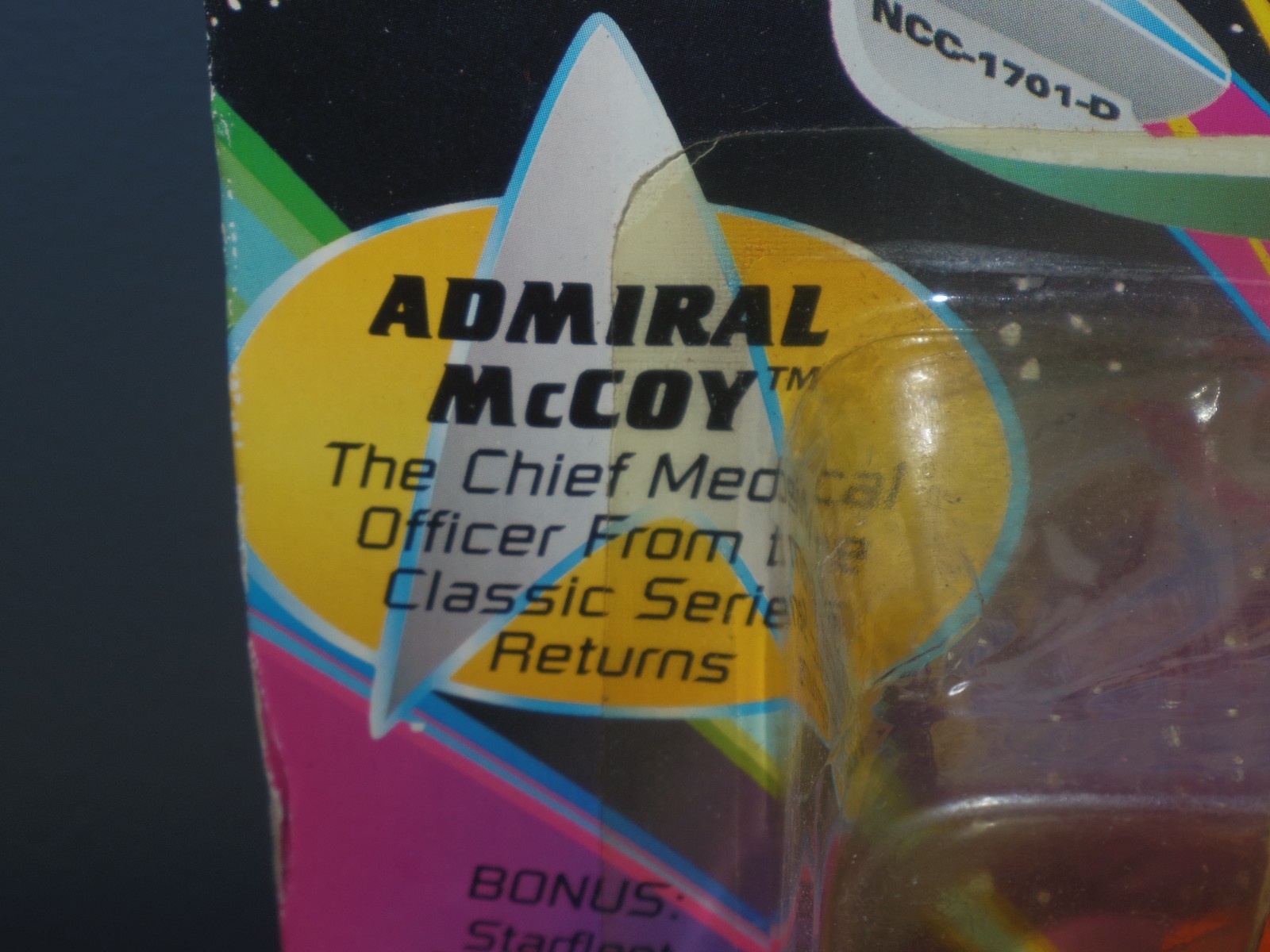 1993 Playmates Star Trek Next Generation Admiral Leonard McCoy Collectible Toy