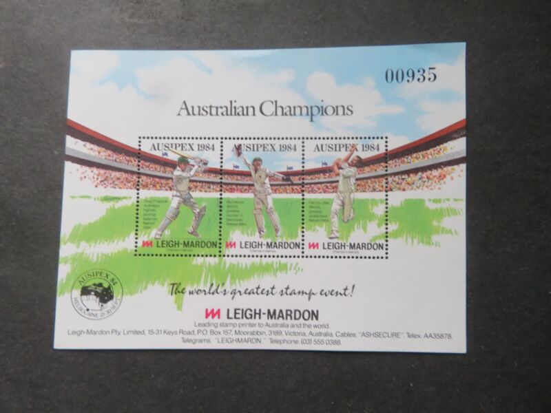 1984 Australia Ausipex Miniature Sheet