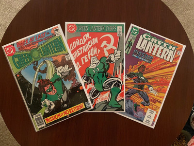 Green Lantern #123 #15 & Green Lantern Corps #208 (DC 1979-91) Joe Staton
