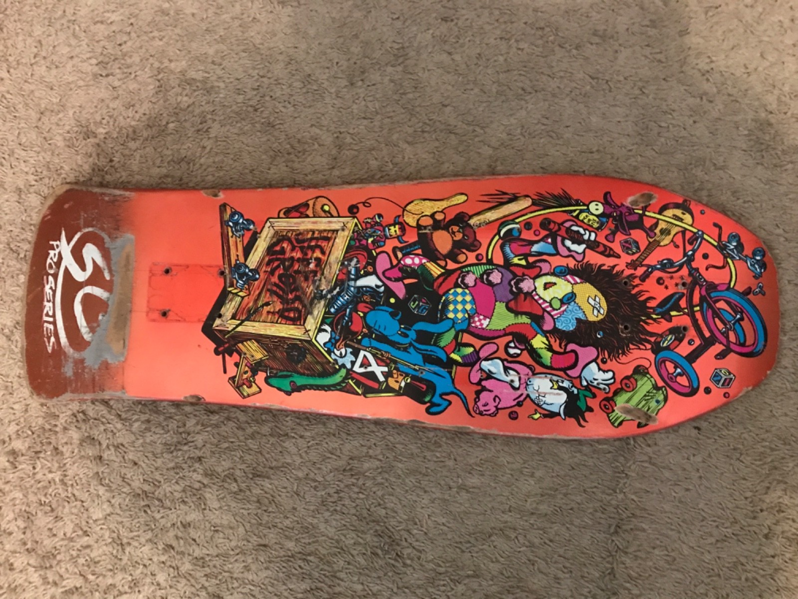 80sSANTACRUZステッカー美品 【Jeff Grosso】スケートボード Jeff Grosso Alice by Jim Phillips