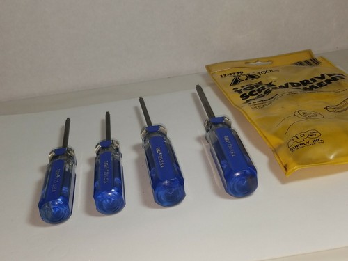 Big A Tools 4 Piece Torx Screwdriver Assortment  T15, T20, T25, T30
