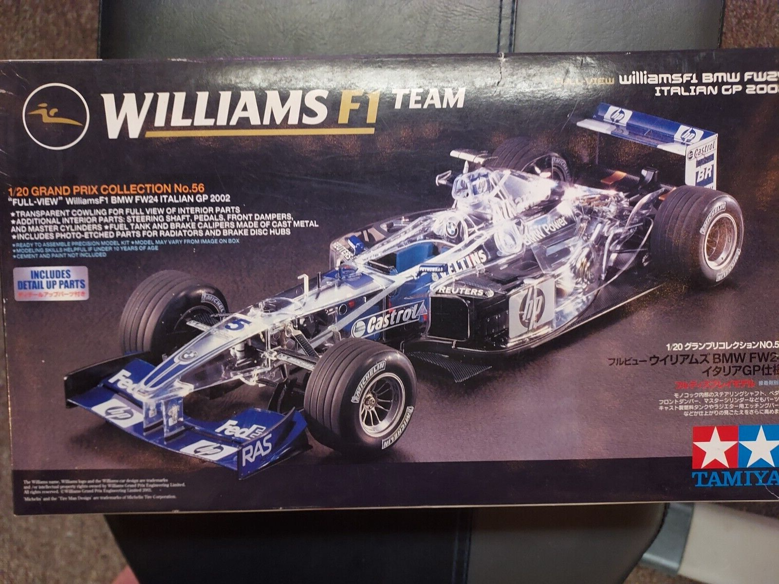 タミヤ 1/20 フルビューウィリアムズ F1 BMW FW24 20056 タミヤ 1/20 フルビューウィリアムズ F1 BMW FW24 20056 Tamiya