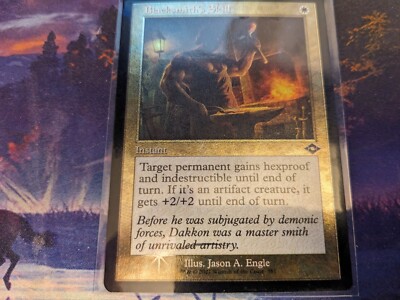 MTG Magic: The Gathering FOIL Blacksmith's Skill Etched MH2!