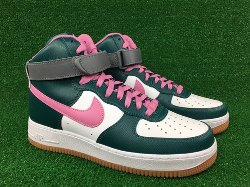 Nike Air Force One 1 AF1 High ID By You White/Green AQ3771