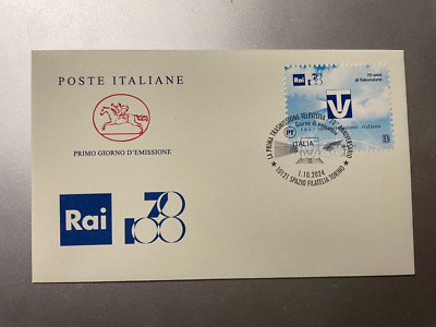 2024 Busta Filatelica FDC 70° Trasmissioni Televisive RAI