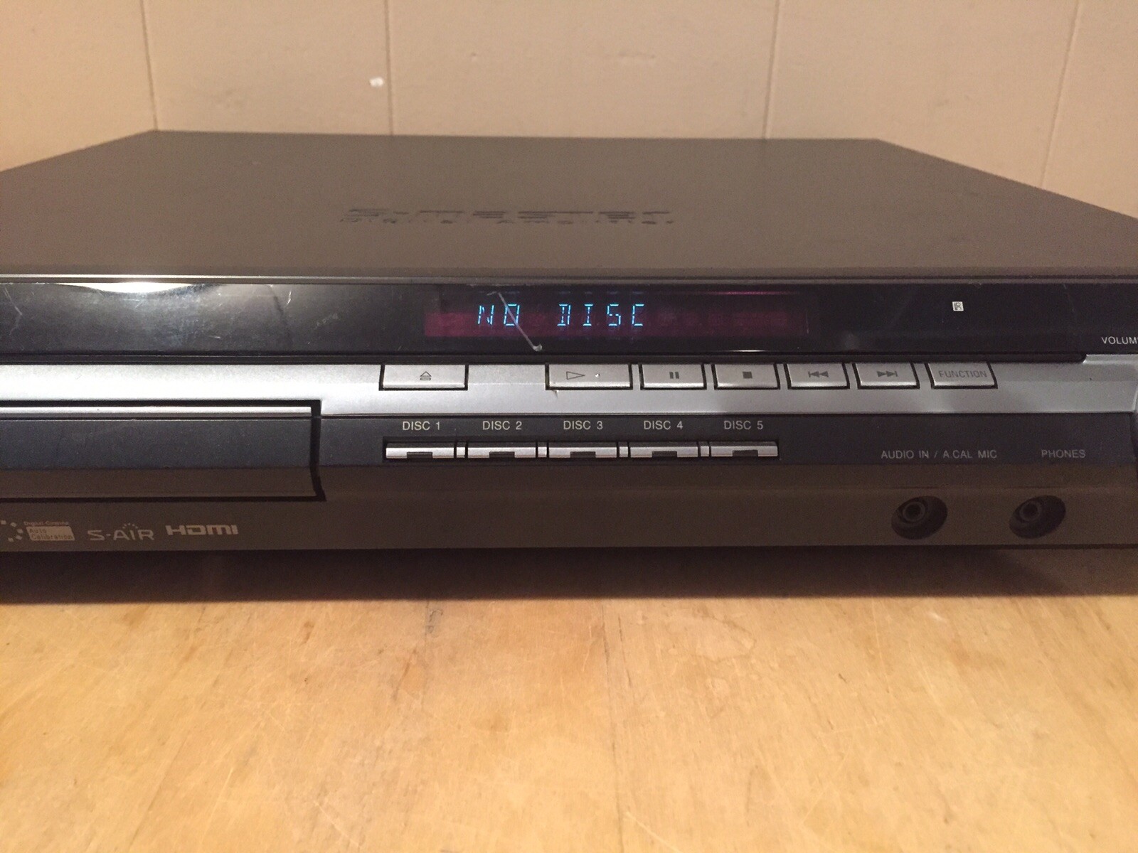 Sony S-Master HCD-HDX576WF 5 Disc DVD/SACD/CD Changer Home Theater Receiver