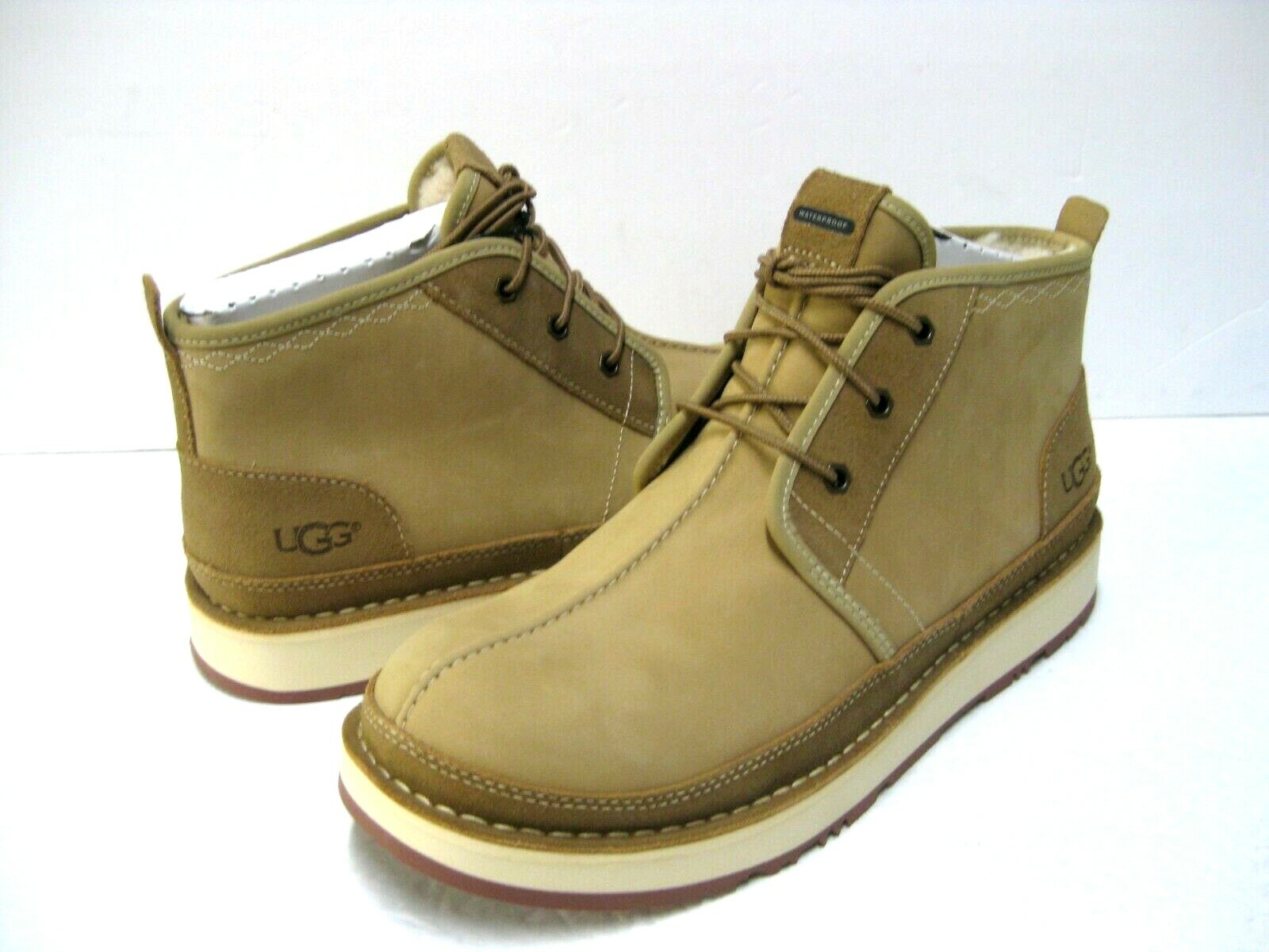 UGG AVALANCHE NEUMEL MEN WINTER BOOTS SUEDE DESERT TAN US 10 UGG AVALANCHE NEUMEL MEN WINTER BOOTS SUEDE DESERT TAN US 10