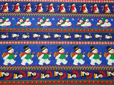 Vintage Christmas Fabric VIP Print by Joan Messmore for Cranston Print Works Co.