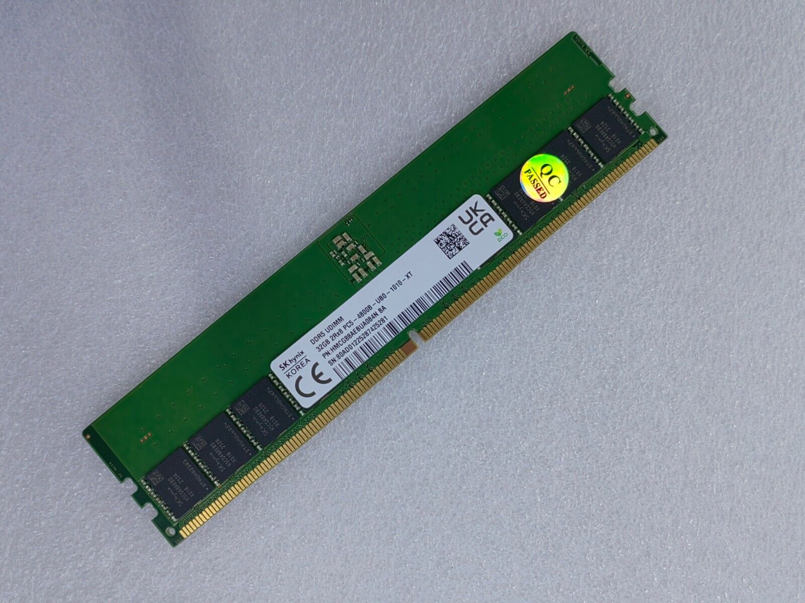 SK Hynix 32GB DDR5 4800 Desktop RAM UDIMM 2Rx8 PC5-4800B SK Hynix 32GB DDR5 4800 Desktop RAM UDIMM 2Rx8 PC5-4800B