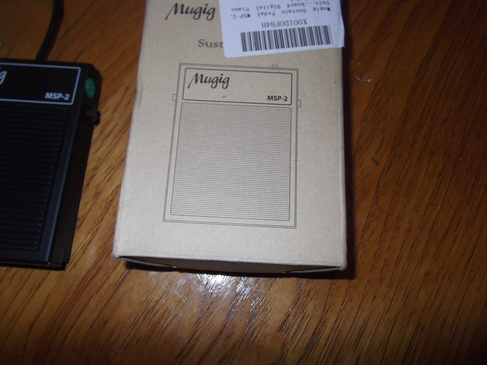 Mugig Sustain Pedal MSP-2 Universal Foot Pedal for Keyboard Digital Piano NIB