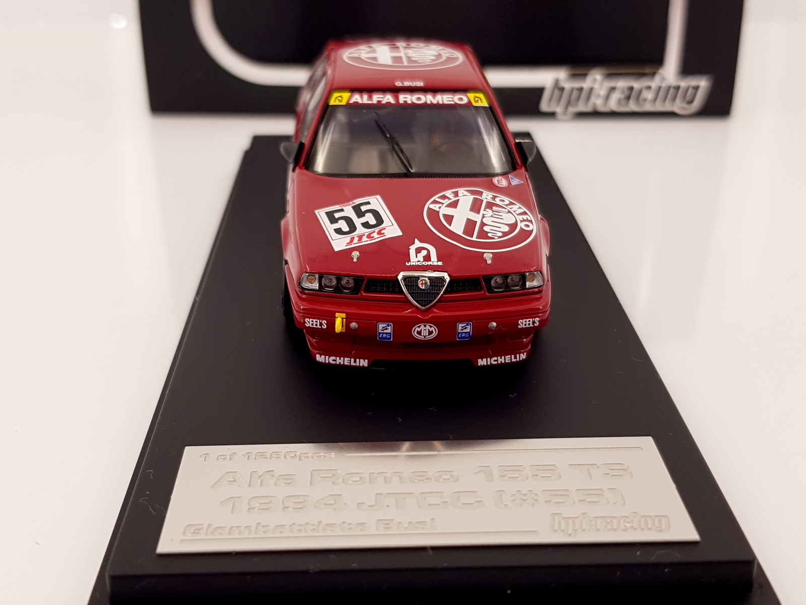 HPI Racing 1:43 scale Alfa Romeo 155 TS Silverstone #55