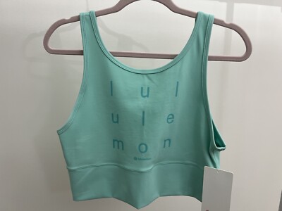 NWT Size 12 Lululemon Power Pivot Everlux Tank Wild Mint New $68