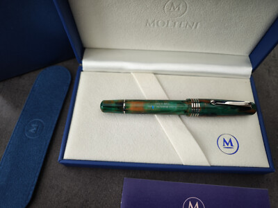 MOLTENI PEN MODELO 54 JADE LT ED OF 88 FOUNTAIN PEN