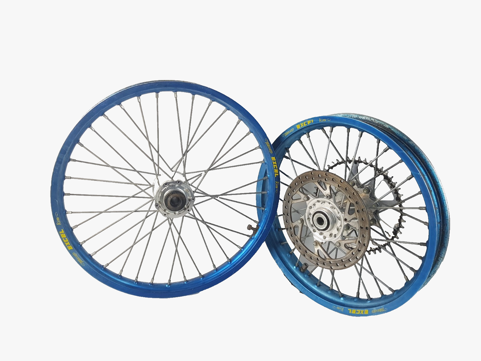 Ruota Cerchio Anteriore 21 e Posteriore 18 Excel TM RACING EN 400 F ES 2003 2004