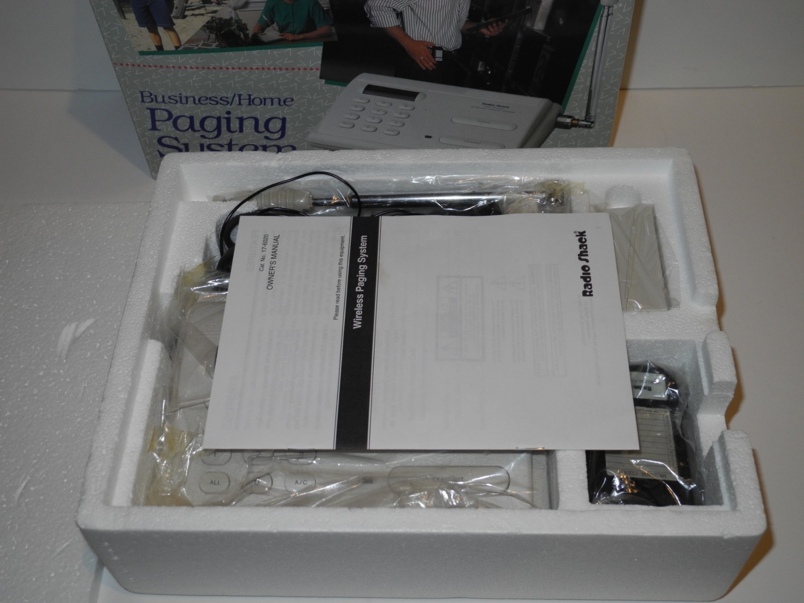 NEW In Box Radio Shack Business/Home Paging System Model 17-6020