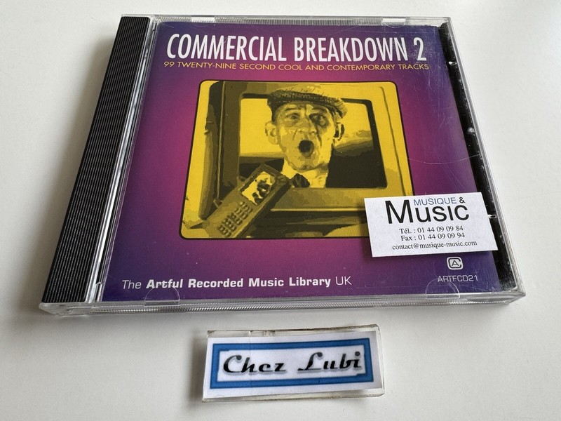 Commercial Breakdown 2 - Artful Recorded Music Library - Cd