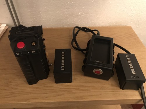 DSMC RED SIDE HANDLE W 2 Red Volts And Charger